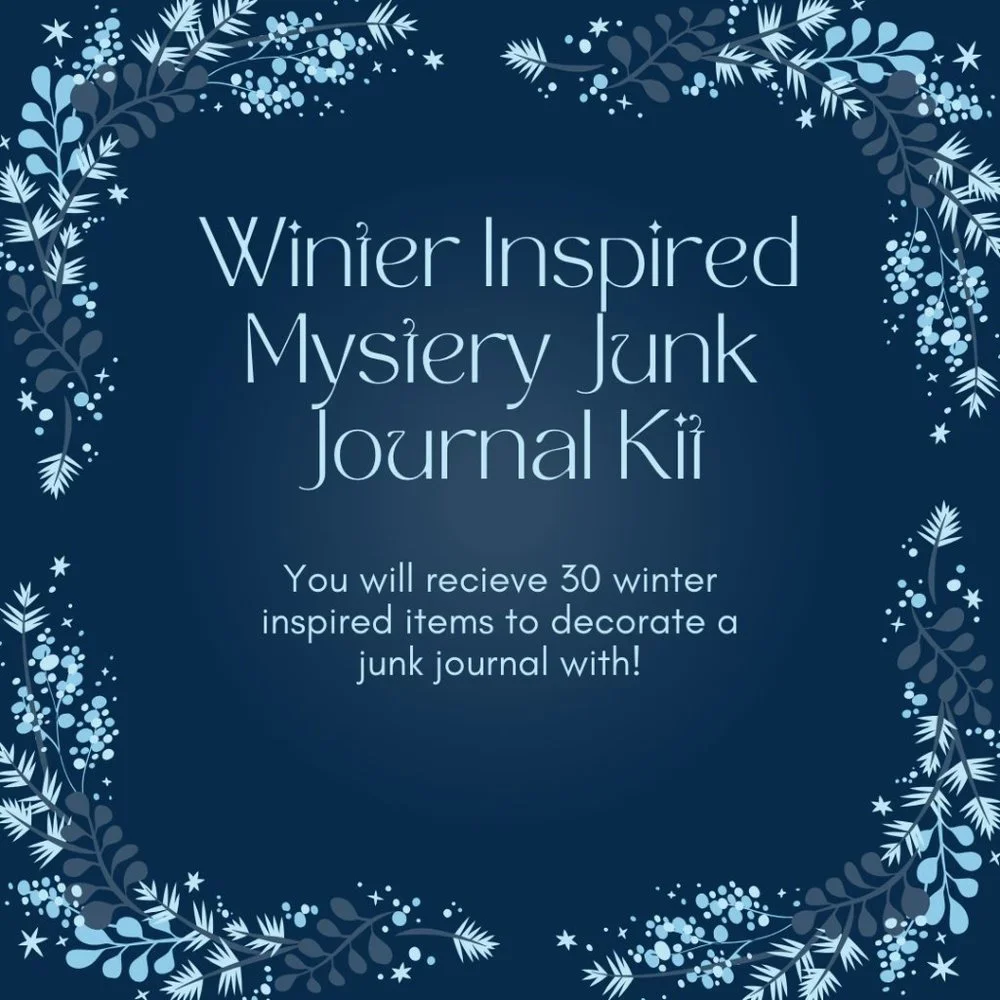 Winter Inspired Junk Journal Kit! - Picture 1 of 1
